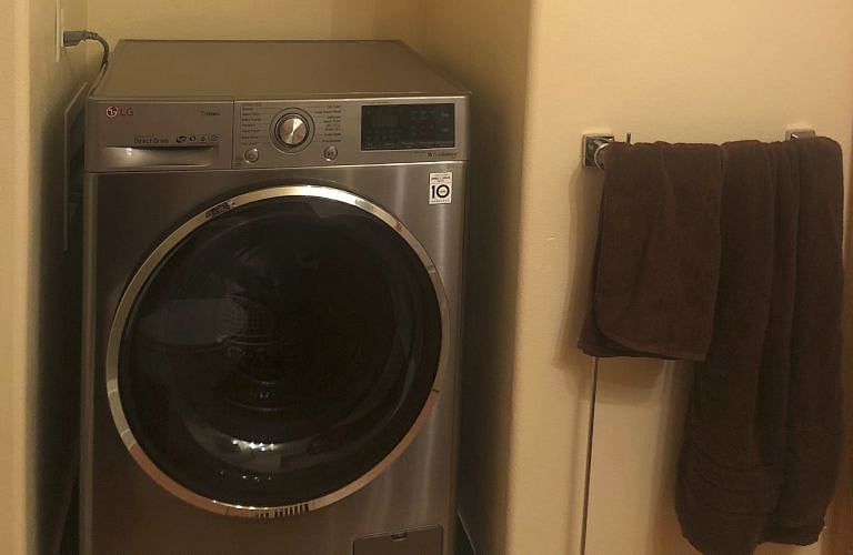 In unit washer/dryer combo. It washes and then dries the same load.