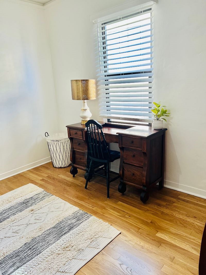 Second Bedroom desk with storage drawers