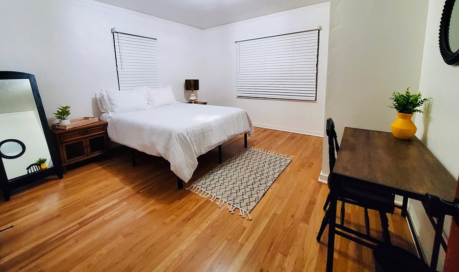 Spacious master bedroom