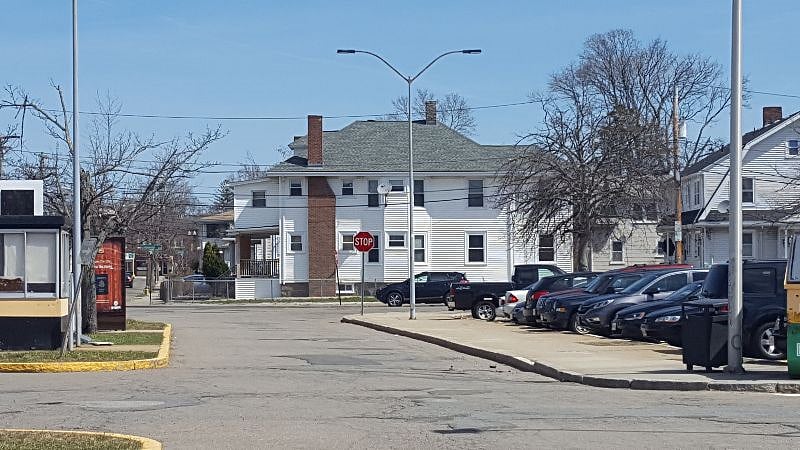 View of the property from the MBTA station