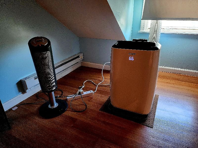 Portable heating and air-conditioning