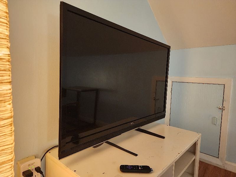 50 in TV with Roku streaming device