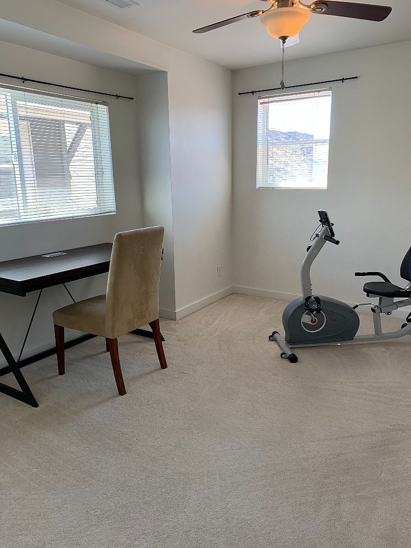 Unit B - Bedroom #2 - Set up as office/ work out room. Twin bed can be requested.