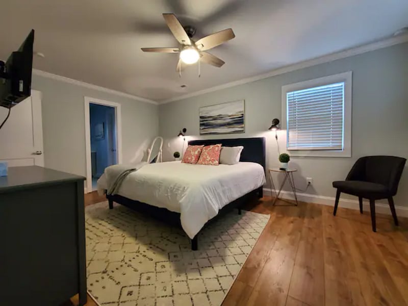 Master Bedroom with King Size Bed