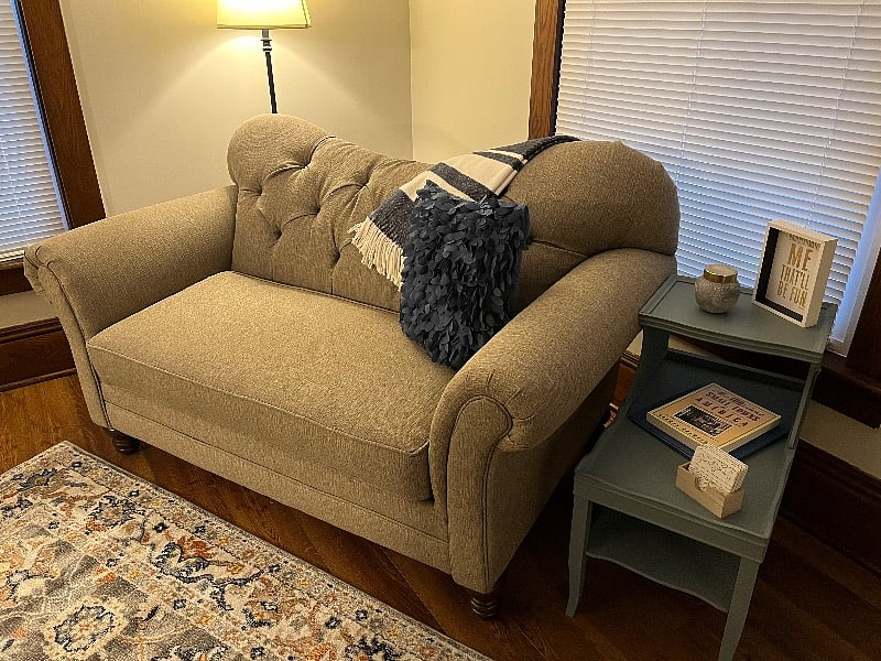Cozy loveseat