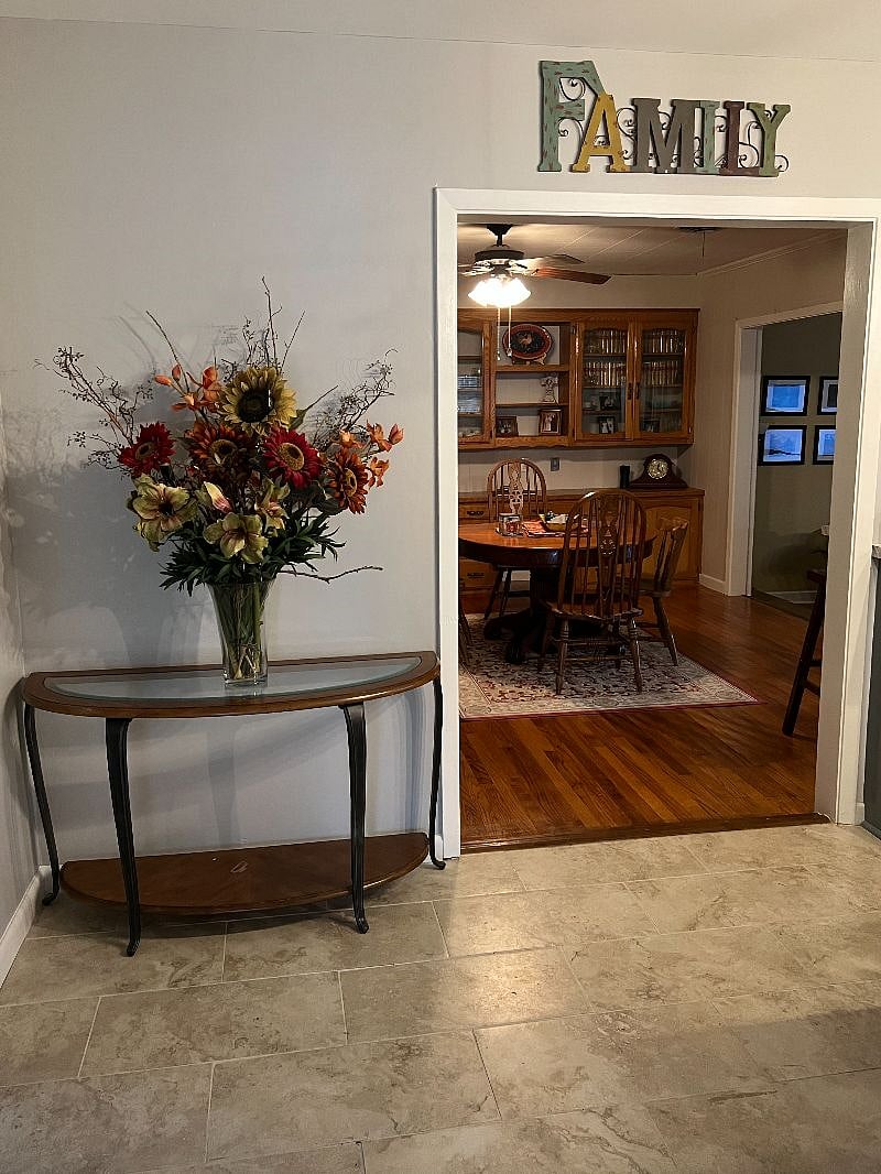 View as you walk in from the Garage