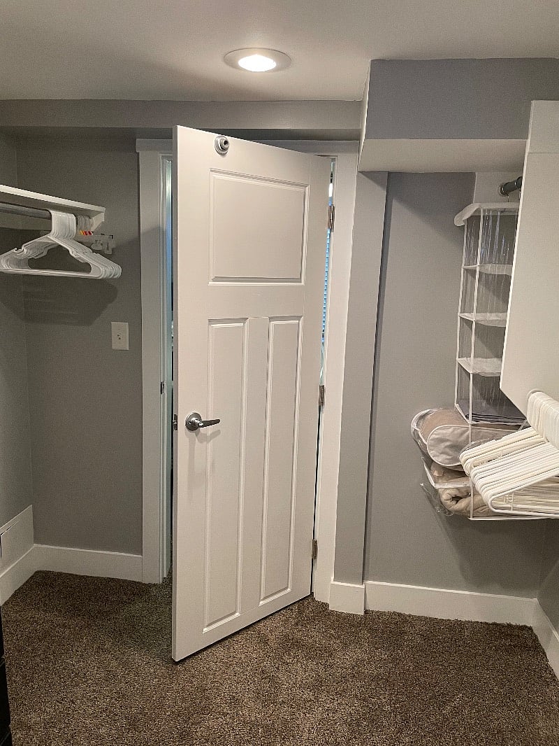 Large walk in closet