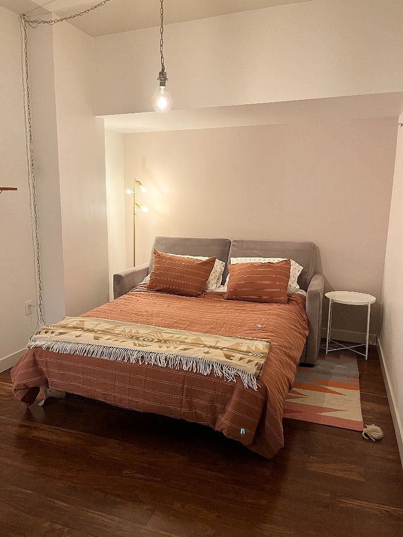 Second Bedroom. Bed can turn back into a couch for an office.