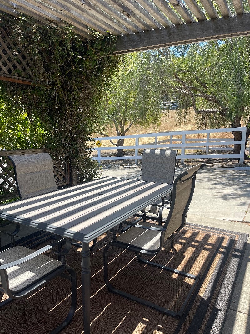 Gap 1 Bedroom 1 Bath BBQ and sitting area
