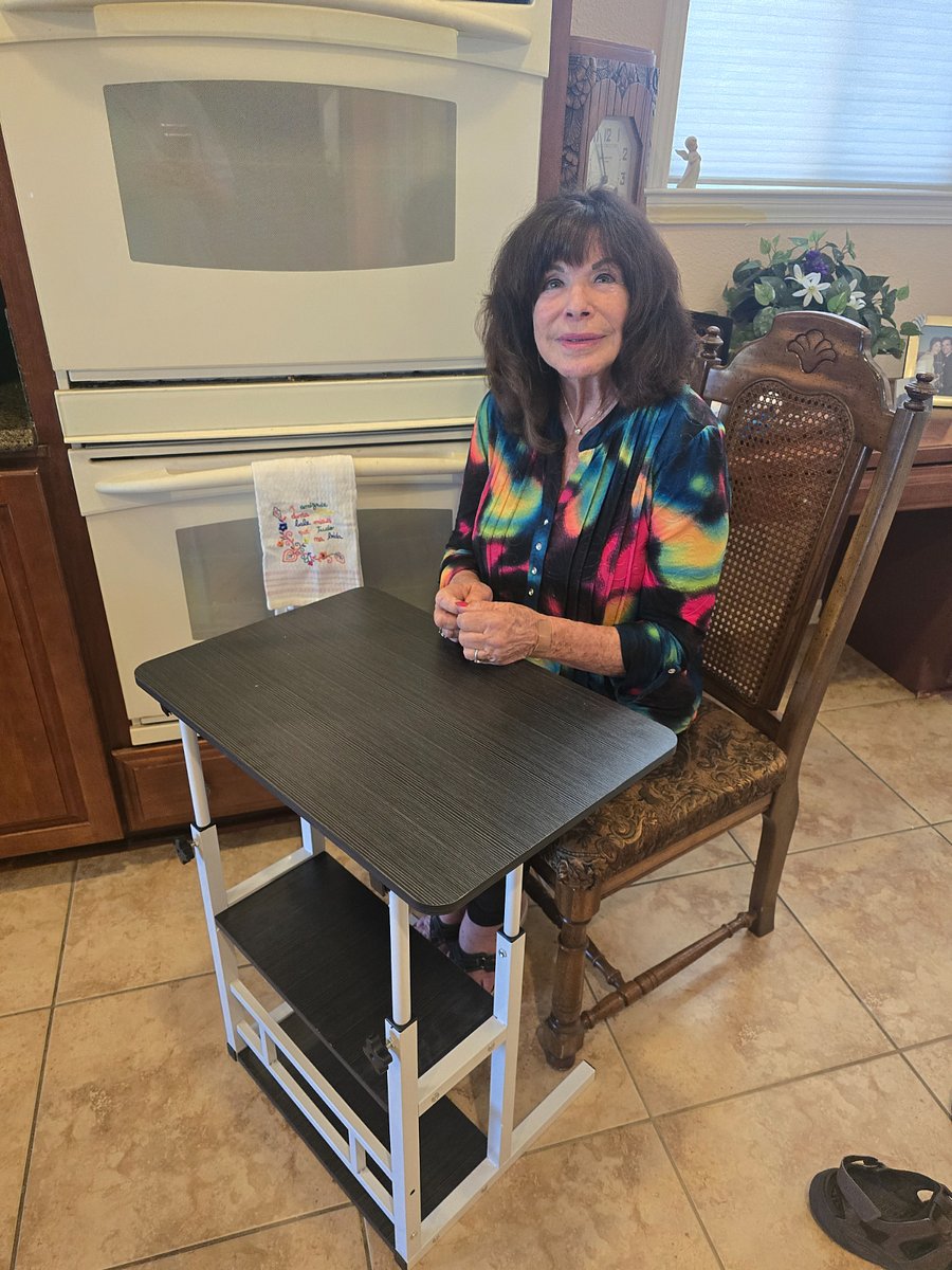 An additional table and chair can be added to either room.