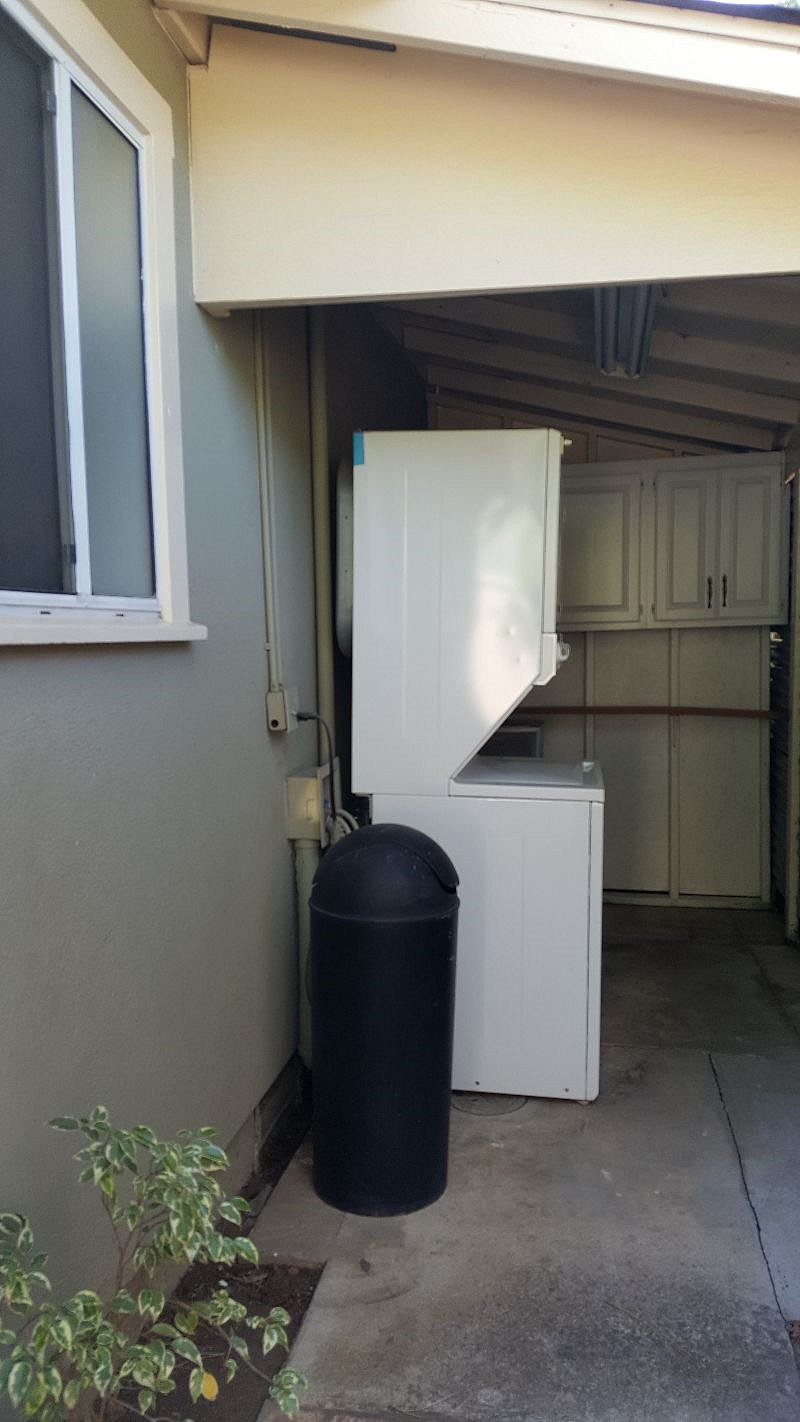 washer and dryer as well as storage