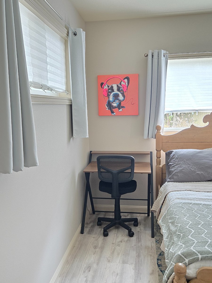 Each bedroom includes a private bathroom (with new sink vanities, toilets, and showers), 58" flat screen Smart TV, and a desk and office chair.