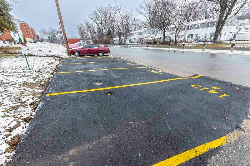 Parking lot # 2 with 4 spots