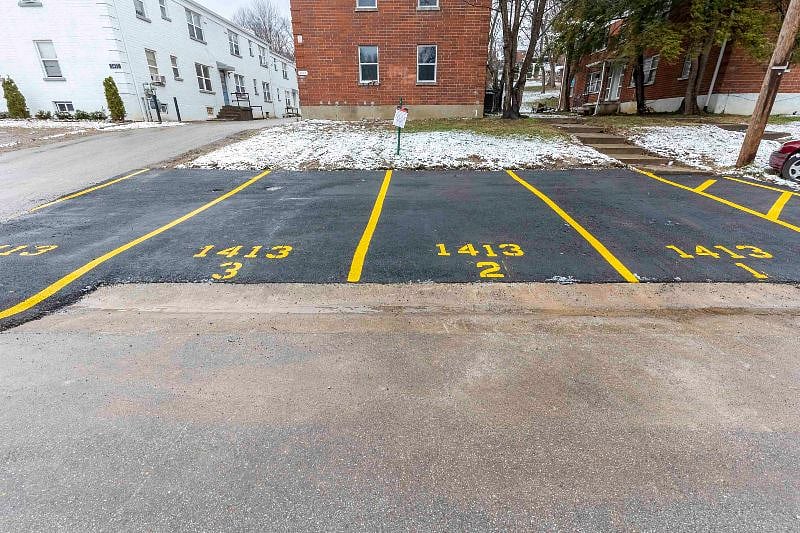 Parking Lot # 2 with 4 spots