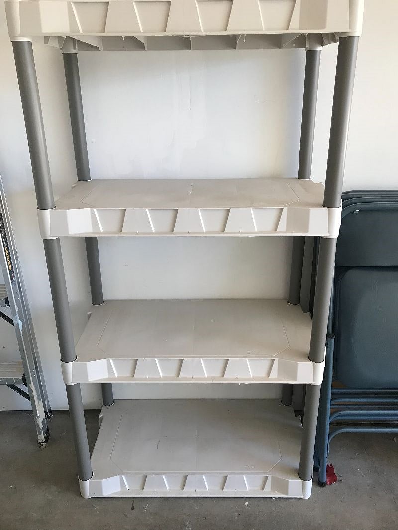 Extra shelving in the garage for your stuff