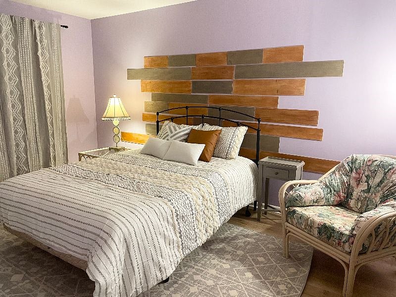 Upstairs Bedroom with a queen bed
