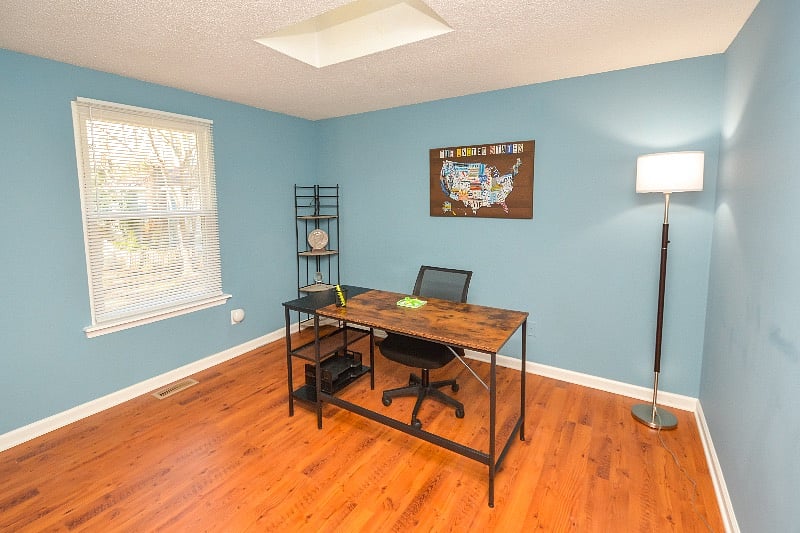 Main floor Office with closet. Or 3rd bedroom, can add bed and dresser.