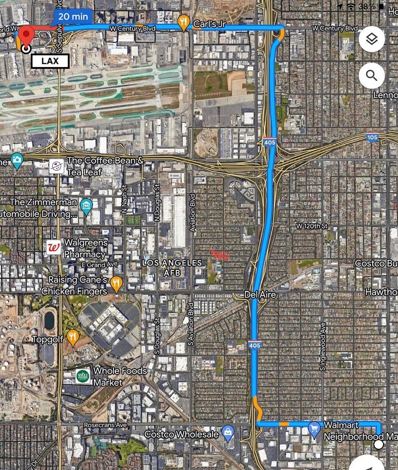 LAX is super close!