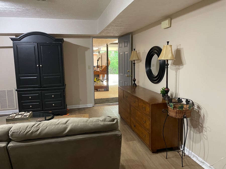 You have a garage parking spot right at the entrance to your apartment. No stairs!