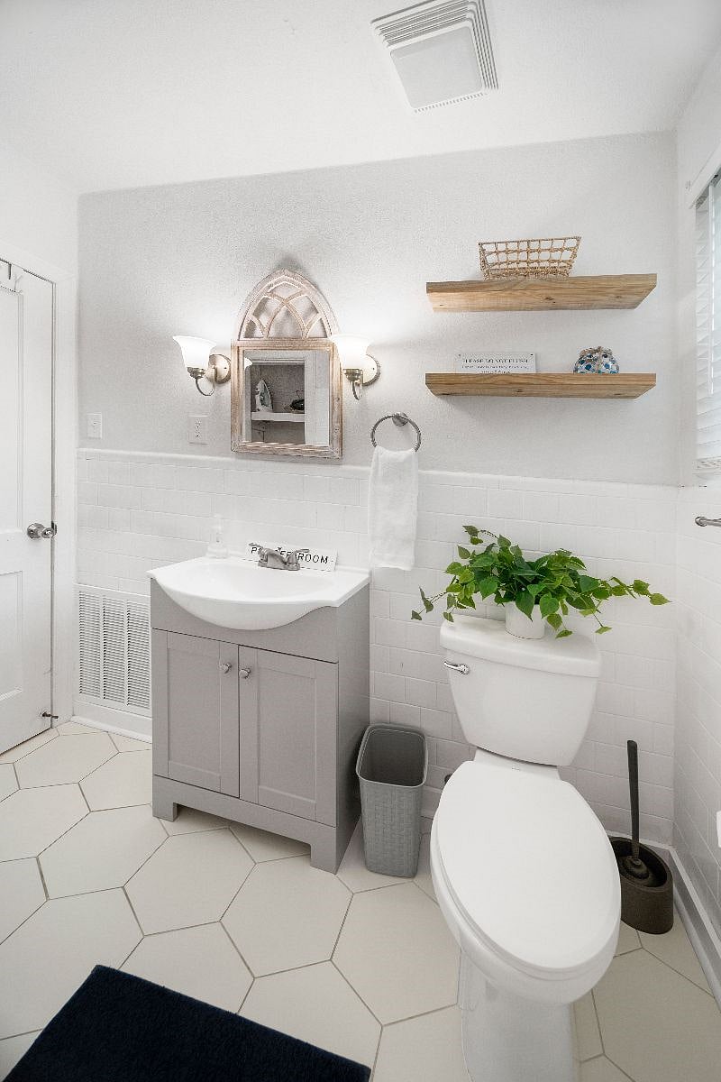Newly renovated bathroom