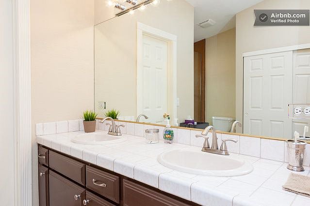 Primary Bathroom with Double Sinks