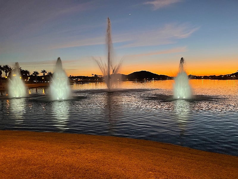 North Lake at Sunset