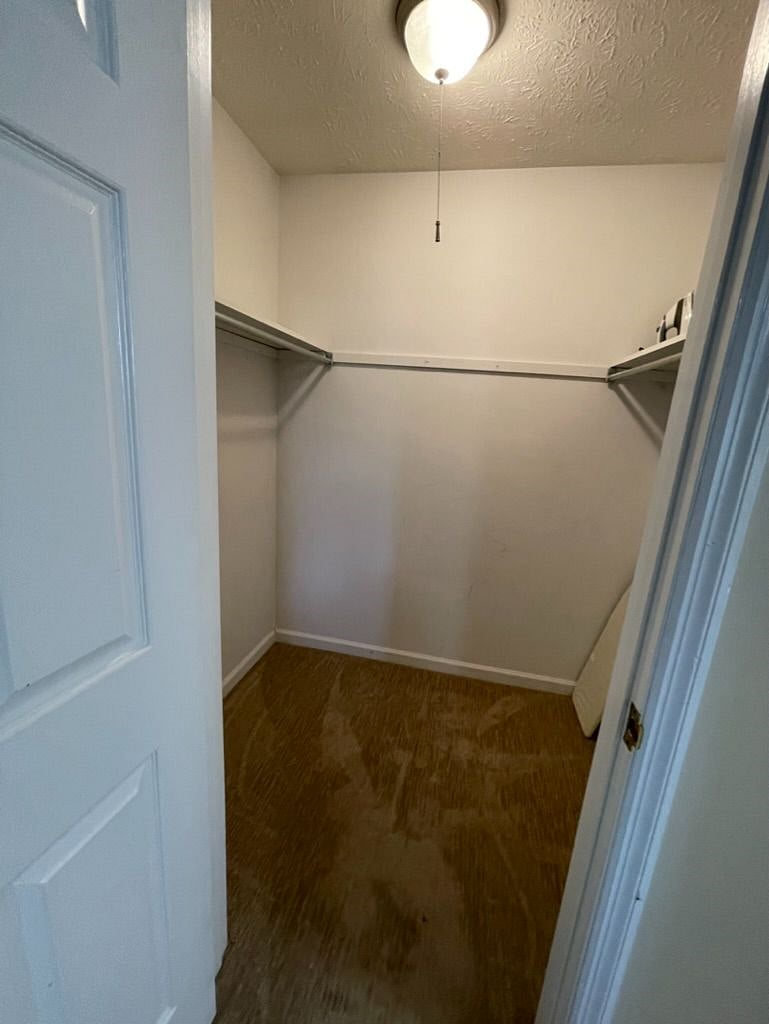 Master walk in closet