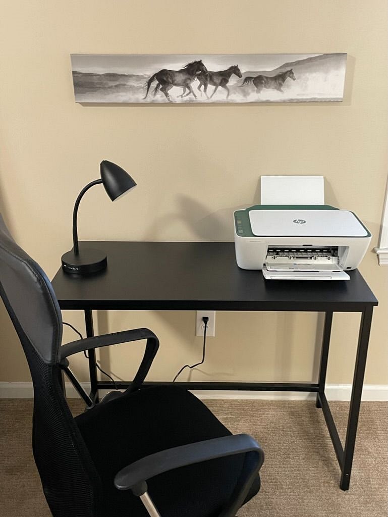 office area in Master bedroom