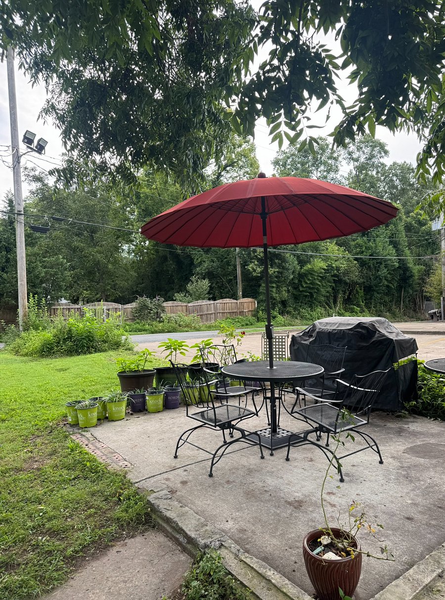 Shared space to BBQ or sit and enjoy the evening with friends.