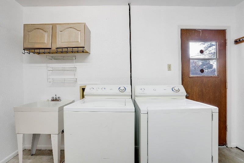 Laundry Room | Take home a suitcase full of clean clothes.
