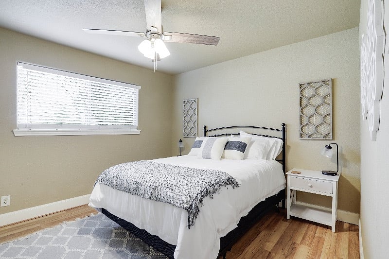 Queen bedroom #2 | Featuring upgraded furniture and stylish finishes.