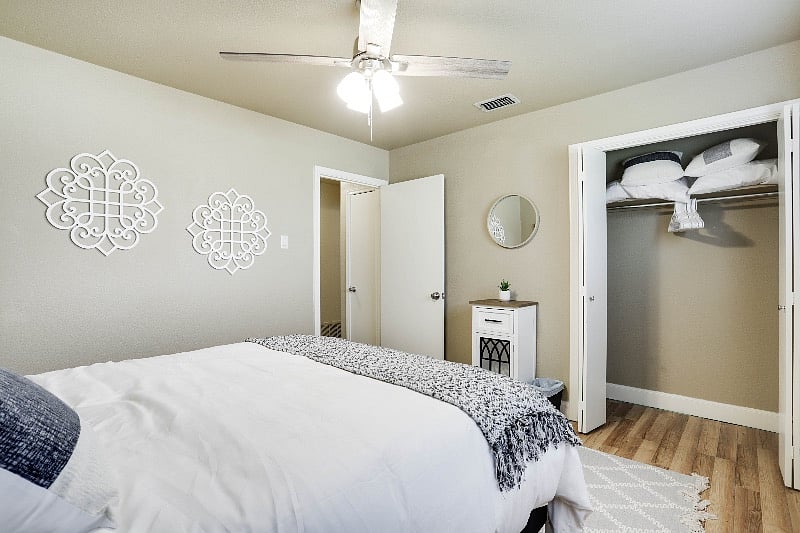 Queen bedroom #2 | Featuring upgraded furniture and stylish finishes.