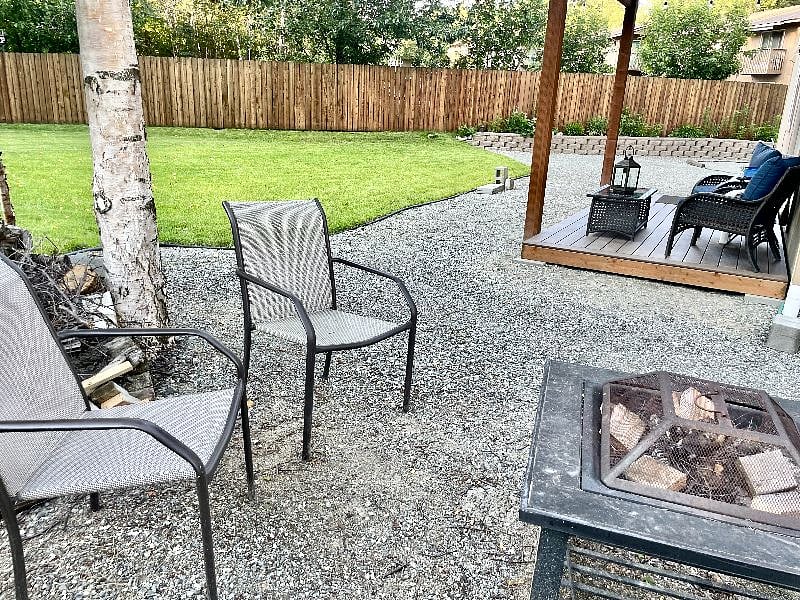 We also have a BBQ grill available for cooking fish.
