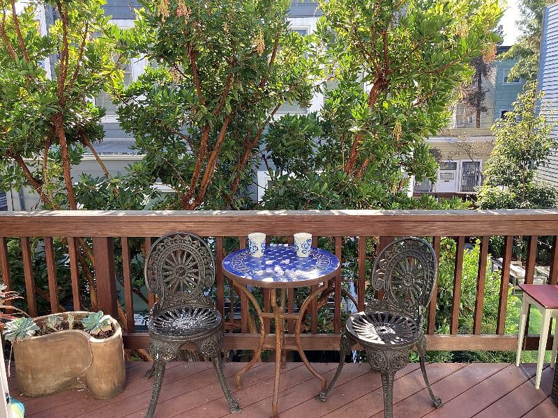 Deck off of dining room