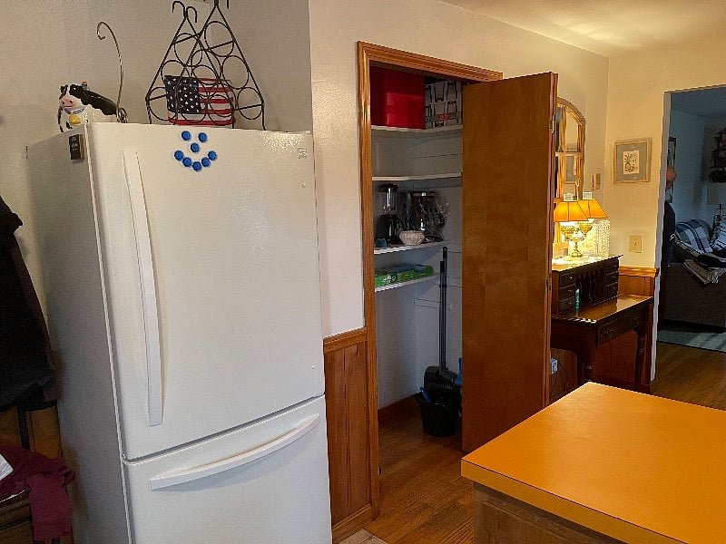 Fridge and pantry