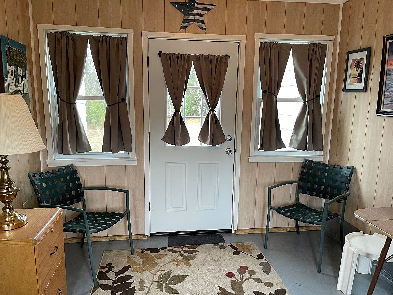 Backdoor in breezeway