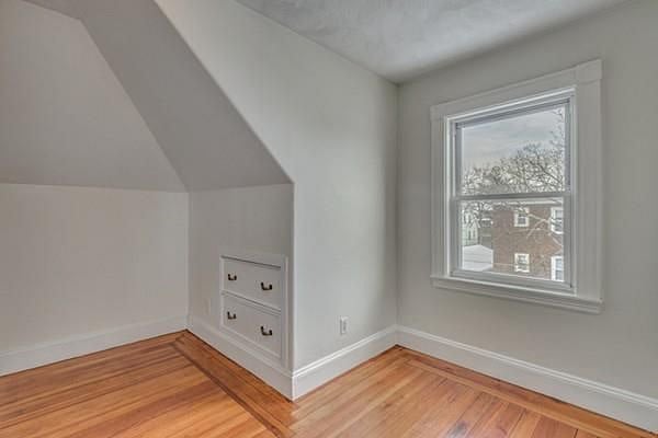 2nd bedroom includes built in drawers for storage & optional full bed frame.