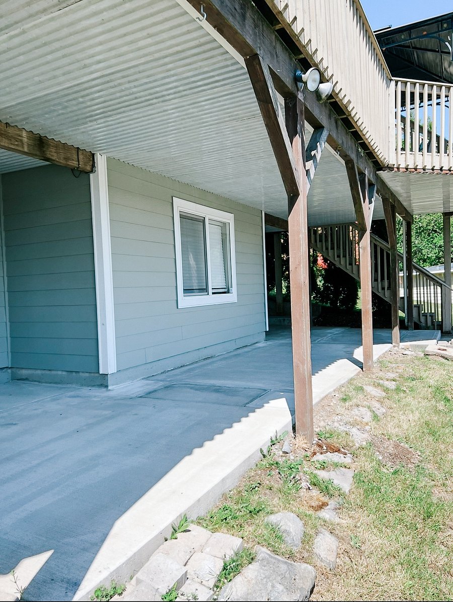 Private patio