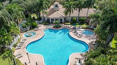The clubhouse has a pool and jacuzzi.