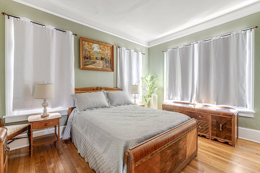 Blackout curtains are heavy and effectively block sunlight