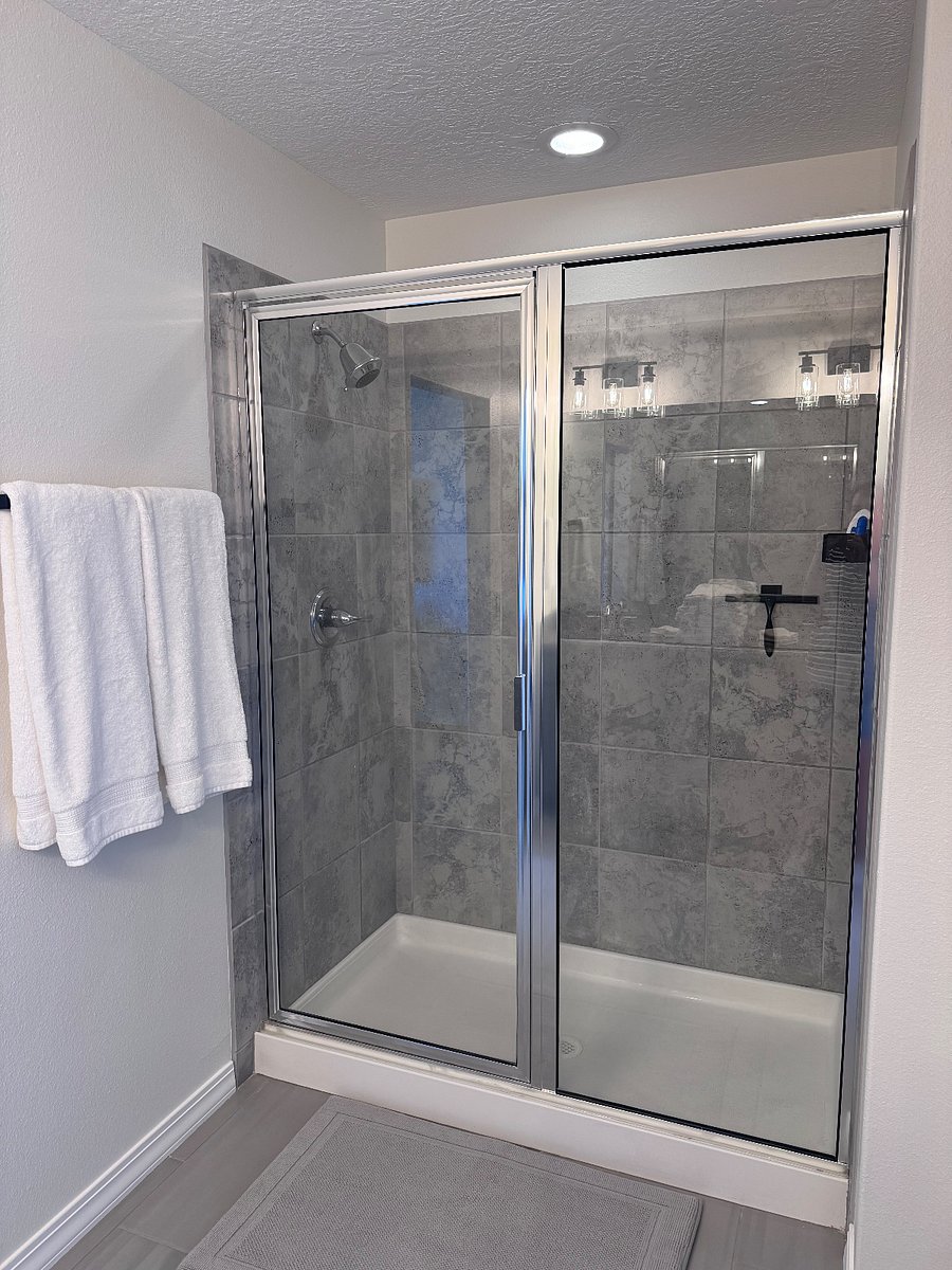 Primary bathroom shower