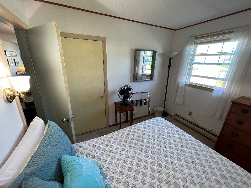 Full Bed with a closet