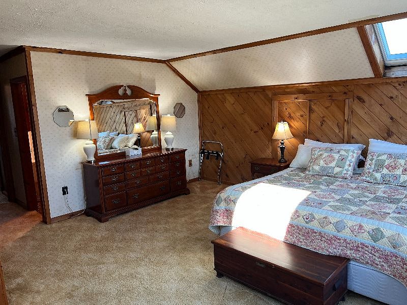 Master bedroom with closets