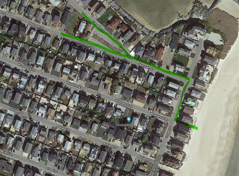 Walk to Seabrook Beach
