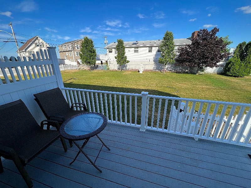 Porch next to yard