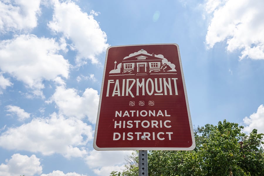 Enjoy the front porch community within the Fairmount National Historic District.