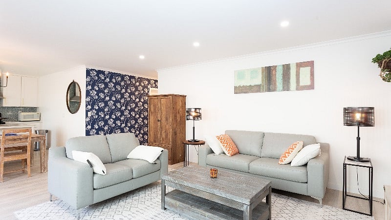 Open space living room
