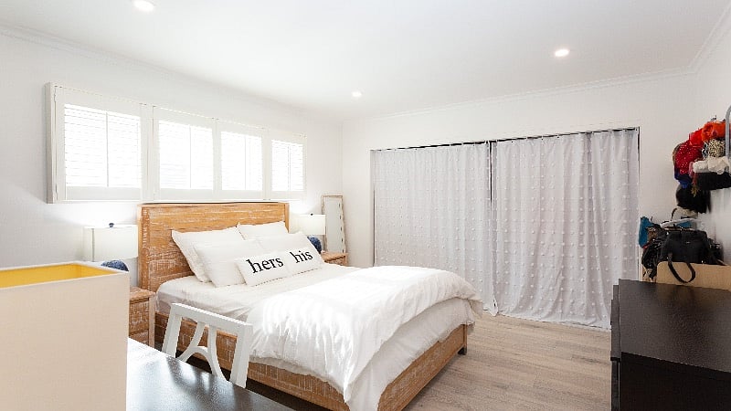 Master bedroom (personal item will be removed prior to delivery)