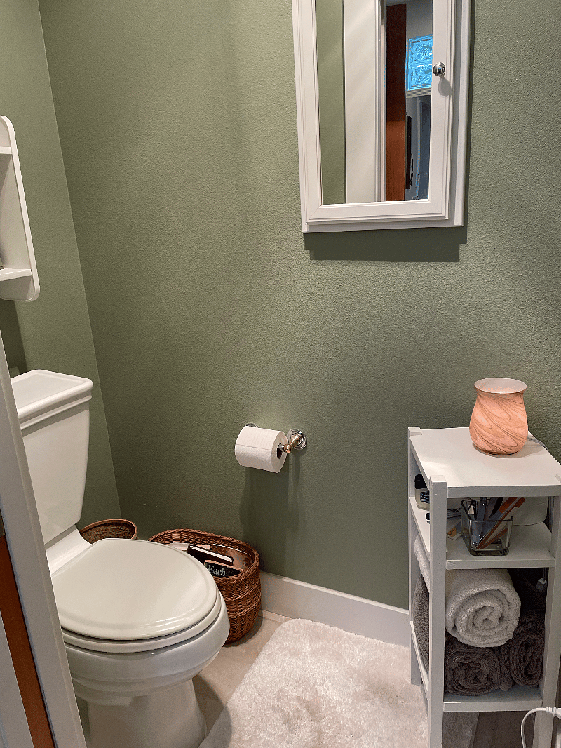 Private toilet area in master bath.