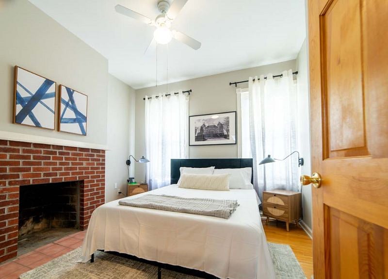The Ombre Bedroom
